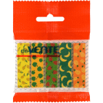 Набор самоклеящихся этикеток-закладок "deVENTE. Fruit pattern" бумажные 44x12 мм, 5x20 листов, офсет 80 г/м², 5 дизайнов, в пластиковом пакете с европодвесом