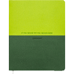 Дневник "deVENTE. Light Green&Green" универсальный блок, офсет 1 краска, кремовая бумага 80 г/м², мягкая комбинированная обложка из искусственной кожи, термо тиснение, 1 ляссе