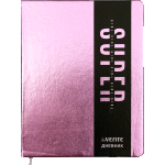 Дневник "deVENTE. SUPER" универсальный блок, офсет 1 краска, белая бумага 80 г/м2, твердая обложка из искусственной кожи, шелкография, 1 ляссе