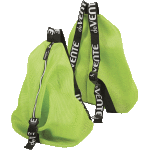 Сумка-рюкзак для сменной обуви "deVENTE. Mesh" 42x34x22 см, сетчатая ткань, на молнии, с широкими плечевыми лямками и пряжкой, неоновая зеленая