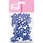 Набор помпонов для творчества "deVENTE" 8 мм, 120 шт, цвет синий, в пластиковом пакете с блистерным подвесом