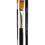 Кисть художественная "deVENTE. Art" синтетика № 16 плоская, удлиненная деревянная ручка с многослойным лакокрасочным покрытием, никелированная обойма, индивидуальная маркировка