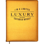 Дневник "deVENTE. Luxury" универсальный блок, офсет 1 краска, кремовая бумага 80 г/м2, твердая обложка из искусственной кожи с поролоном, шелкография, 1 ляссе