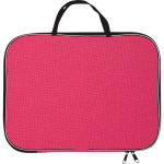 Папка менеджера "deVENTE" A4 (35x27x2 см) текстильная, на молнии с трех сторон, с текстильными ручками увеличенной длины 24 см, светло-розовая