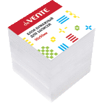 Куб бумажный для записей "deVENTE" 90x90x90 мм белый, проклеенный, офсет 100 г/м², белизна 92%