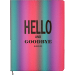 Дневник "deVENTE. Hello And Goodbye" универсальный блок, офсет 1 краска, кремовая бумага 80 г/м2, твердая обложка из искусственной кожи с поролоном, шелкография, 1 ляссе