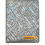 Дневник "deVENTE. Message" универсальный блок, офсет 1 краска, белая бумага 80 г/м2, твердая обложка из искусственной кожи с поролоном, тиснение радужной фольгой, аппликация, 1 ляссе