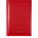 Ежедневник недатированный "Attomex. Orion" A5 (145 ммx205 мм) 320 стр, белая бумага 70 г/м², печать в 1 краску, твердая обложка из бумвинила с поролоном, тиснение фольгой, 1 ляссе, красный