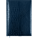 Ежедневник недатированный "Attomex. Arkona" A5 (145 ммx205 мм) 320 стр, белая бумага 70 г/м², печать в 1 краску, твердая обложка из бумвинила с поролоном, 1 ляссе, синий