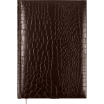 Ежедневник 2022 "Attomex. Arkona" A5 (145 ммx205 мм) 352 стр, белая бумага 70 г/м², печать в 1 краску, твердая обложка из бумвинила с поролоном, 1 ляссе, коричневый