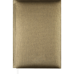 Ежедневник недатированный "Attomex. Regent" A5 (145 ммx205 мм) 320 стр, белая бумага 70 г/м², печать в 1 краску, твердая обложка из бумвинила с поролоном, тиснение фольгой, 1 ляссе, коричневый металлизированный