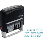 Датер автоматический "deVENTE" 7817, 4 мм, с 12 бухгалтерскими терминами, в блистере