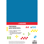 Обложка для переплета "deVENTE. Chromo" A4, глянцевый картон, синий, плотность 250 г/м², 100 л