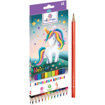 Карандаши цветные Unicorn Attomex 5022112