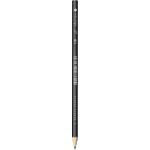 Карандаш чернографитный "Attomex" HB, диаметр грифеля 2 мм, шестигранный, без ластика, заточенный индивидуальная маркировка, цвет корпуса черный