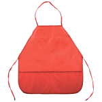 Фартук "deVENTE" 39x49 см (S) водоотталкивающая ткань, 2 кармана, однотонный красный