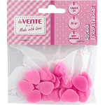 Носики декоративные "deVENTE" пластиковые, размер 15x20 мм, 20 шт, цвет розовый, в пластиковом пакете с блистерным подвесом
