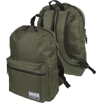 Рюкзак подростковый "deVENTE" 40x29x17 см, 1 отделение на молнии, 1 передний карман, темно-зеленый
