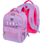 Рюкзак школьный "deVENTE. Wi-Fi Unicorn" 39x30x20 см, 700 г, текстильный, эргономичная вентилируемая спинка и уплотненные лямки, 2 отделения на молнии, 1 передний карман на молнии, 2 боковых кармана, светоотражающие вставки