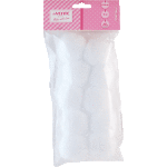Набор помпонов для творчества "deVENTE" 50 мм, 10 шт, цвет белый, в пластиковом пакете с блистерным подвесом