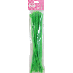 Проволока пушистая Шенил для творчества "deVENTE" 0,9x30 см, 10 шт, цвет зеленый, в пластиковом пакете с блистерным подвесом