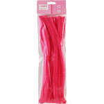 Проволока пушистая Шенил для творчества "deVENTE" 1,5x30 см, 10 шт, цвет розовый, в пластиковом пакете с блистерным подвесом