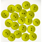 Пуговицы декоративные "deVENTE" деревянные, 10 мм, 20 шт, цвет желтый, в пластиковом пакете с блистерным подвесом
