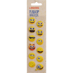 Набор наклеек для творчества объемные с блеском "deVENTE. Emojie" 4,9 x 16 см, в пластиковом пакете с блистерным подвесом