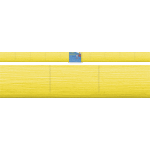 Бумага гофрированная (креповая) флористическая "deVENTE" 140 г, 50x250 см в рулоне, лимонно-желтая, в пластиковом пакете