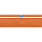Бумага гофрированная (креповая) флористическая "deVENTE" 140 г, 50x250 см в рулоне, темно-оранжевая, в пластиковом пакете