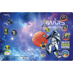 Накладка на стол "deVENTE. Mars Mission" 43x29 см, пластиковая 500 мкм, с цветным рисунком