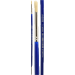 Кисть художественная "deVENTE. Art" щетина № 03 круглая, удлиненная деревянная ручка с многослойным лакокрасочным покрытием, никелированная обойма, индивидуальная маркировка