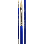 Кисть художественная "deVENTE. Art" щетина № 04 овальная, удлиненная деревянная ручка с многослойным лакокрасочным покрытием, никелированная обойма, индивидуальная маркировка