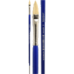 Кисть художественная "deVENTE. Art" щетина № 06 овальная, удлиненная деревянная ручка с многослойным лакокрасочным покрытием, никелированная обойма, индивидуальная маркировка