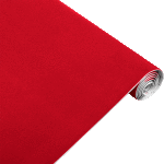 Пленка самоклеящаяся с бархатным покрытием "deVENTE" 45x100 см, красная, PVC 260 мкм, в рулоне