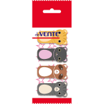 Набор самоклеящихся этикеток-закладок "deVENTE. Кошки" бумажные 45x23 мм, 4x20 листов, офсет 80 г/м², 4 дизайна, в пластиковом пакете с европодвесом